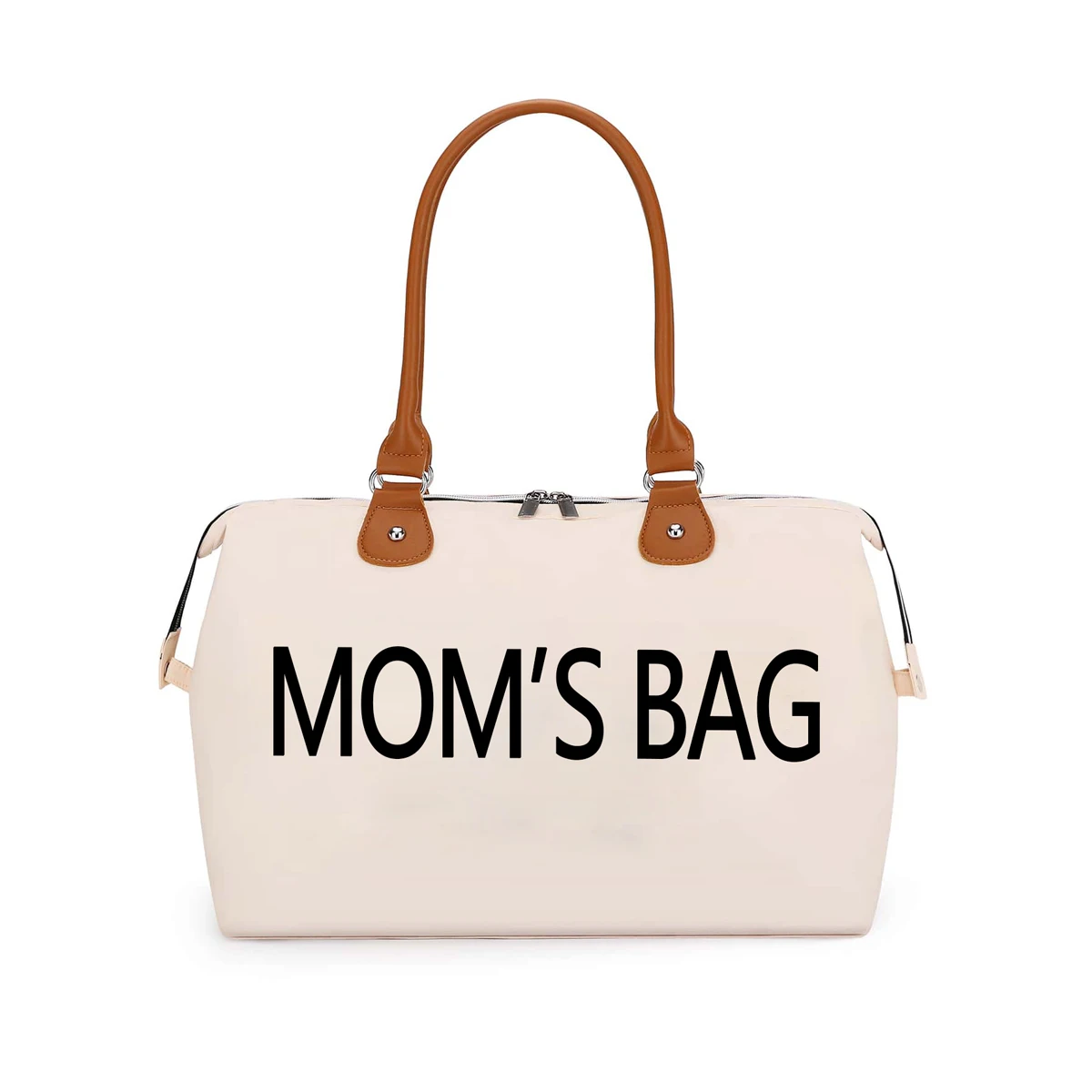 A single large-capacity mom's bag with tote features also has the functions of keeping milk bottles warm and separating wet and
A single large-capacity mom's bag with tote features also has the functions of keeping milk bottles warm and separating wet and