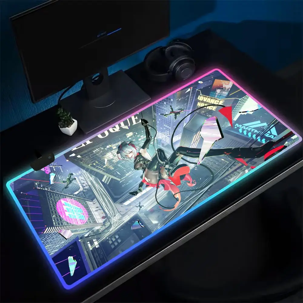 Коврик для мыши Arknights W, игровой коврик для мыши в стиле аниме, светодиодные настольные коврики с подсветкой, резиновые настольные коврики XXL RGB
Коврик для мыши Arknights W, игровой коврик для мыши в стиле аниме, светодиодные настольные коврики с подсветкой, резиновые настольные коврики XXL RGB