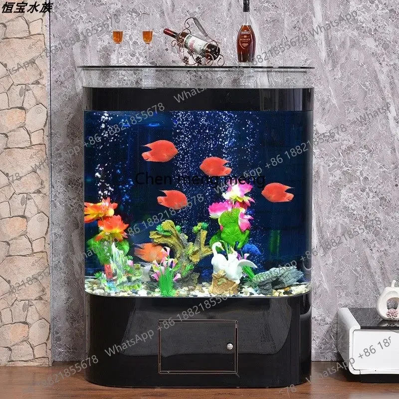 Горячие продажи: Европейский аквариум в стиле легкой роскоши, простой и современный, изогнутой формы, для гостиной, домашний, экологичный, без подмены воды.
Горячие продажи: Европейский аквариум в стиле легкой роскоши, простой и современный, изогнутой формы, для гостиной, домашний, экологичный, без подмены воды.