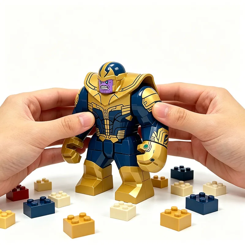 Superhero Mech Building Bricks Toy – Thanos Venom Hulk Spider-Man Iron Man Thor Action Figure Model Kit, Kids Birthday Gift
Superhero Mech Building Bricks Toy – Thanos Venom Hulk Spider-Man Iron Man Thor Action Figure Model Kit, Kids Birthday Gift