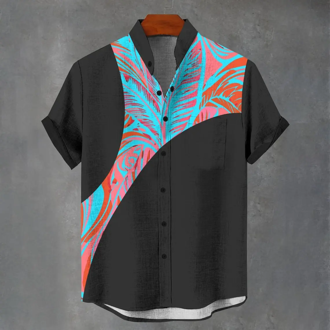 2025 Summer Black Series Pattern Printed Men's Short sleeved Linen Shirt Hawaii New Exquisite Printed Shirt
2025 Summer Black Series Pattern Printed Men's Short sleeved Linen Shirt Hawaii New Exquisite Printed Shirt