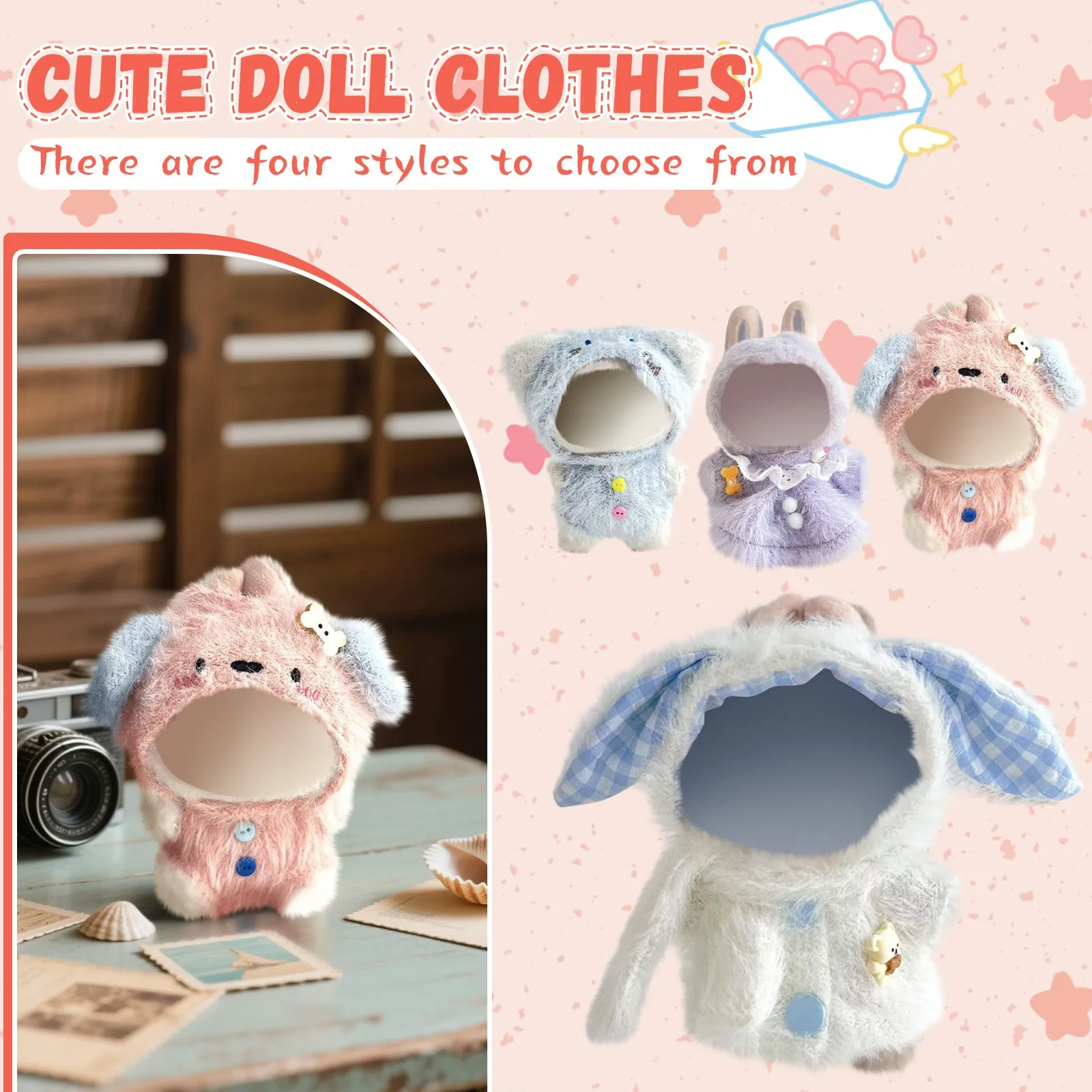 Blue And White Grid Long Ears Set Labubu Accessories Clothes Designer Suitable For V1 V2 V3 Labubu Cute Personality Fashion Birt
Blue And White Grid Long Ears Set Labubu Accessories Clothes Designer Suitable For V1 V2 V3 Labubu Cute Personality Fashion Birt