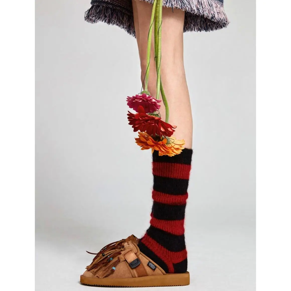 Thickened Knee-high Striped Wool Blend Cashmere Socks Women's Warm Retro Style Home Comfort Stockings Yangjing Brand
Thickened Knee-high Striped Wool Blend Cashmere Socks Women's Warm Retro Style Home Comfort Stockings Yangjing Brand