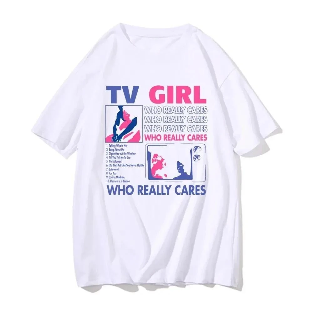 Trend Tv Girl Street Fashion Trend Pattern Printing Summer Luxury Brand Cotton Men's and Women's T-Shirts Short Sleeves
Trend Tv Girl Street Fashion Trend Pattern Printing Summer Luxury Brand Cotton Men's and Women's T-Shirts Short Sleeves