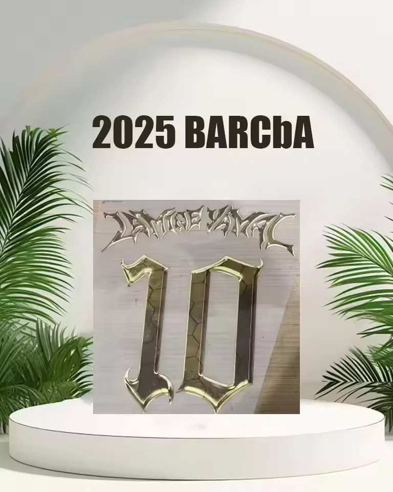 2025 BARCbA golden #10YAMAL Name sets top AAAA quality Heat Transfer Soccer Patch Badge
2025 BARCbA golden #10YAMAL Name sets top AAAA quality Heat Transfer Soccer Patch Badge