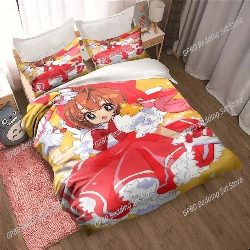 Anime Cardcaptor Sakura Bedding Set Duvet Cover Bedroom Comforter Covers Single Twin King Size Quilt Cover Home Textile
Anime Cardcaptor Sakura Bedding Set Duvet Cover Bedroom Comforter Covers Single Twin King Size Quilt Cover Home Textile