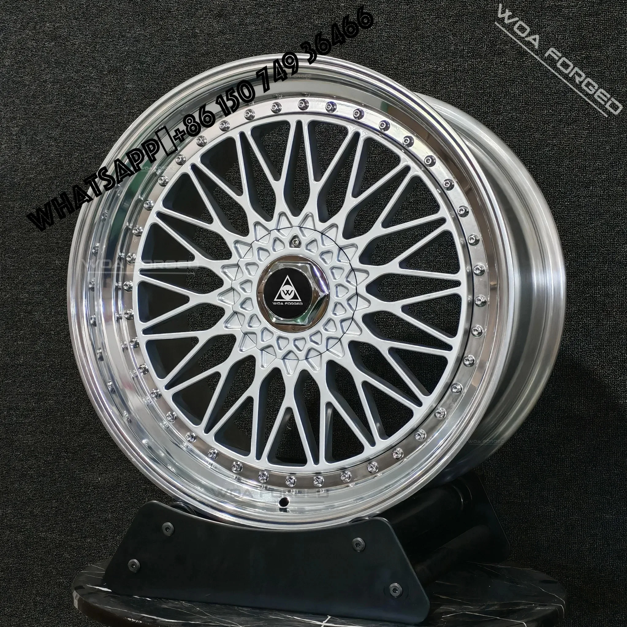 WOA FORGED Customized Two-Piece Forged Aluminum Wheels for Lightweight Passenger Cars New 35mm 40mm 25mm 30mm 20mm ET 98mm 100mm
WOA FORGED Customized Two-Piece Forged Aluminum Wheels for Lightweight Passenger Cars New 35mm 40mm 25mm 30mm 20mm ET 98mm 100mm