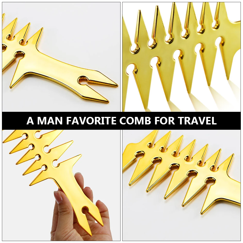 Retro Hairstyling Comb for Greasy Hair Oil Styling Portable Plastic Wide Teeth Gold Plated Men Grooming Gifts Salon Supplies
Retro Hairstyling Comb for Greasy Hair Oil Styling Portable Plastic Wide Teeth Gold Plated Men Grooming Gifts Salon Supplies
