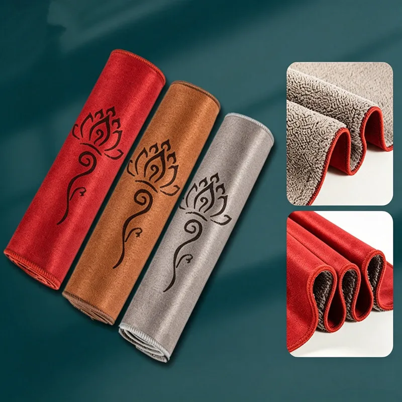1Pc 16x36cm Dining Table Tea Towel Teahouse Solid Color Carved Pattern Absorbent Suede Tea Mat China-Chic Tea Cloth
1Pc 16x36cm Dining Table Tea Towel Teahouse Solid Color Carved Pattern Absorbent Suede Tea Mat China-Chic Tea Cloth