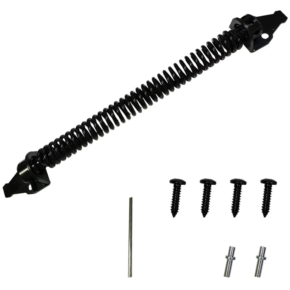 1 set Fence Door Hinges Heavy Duty Gate Spring Black Outdoor Self Closing Garden Suitable Wood Vinyl Doors Springs Hardware
1 set Fence Door Hinges Heavy Duty Gate Spring Black Outdoor Self Closing Garden Suitable Wood Vinyl Doors Springs Hardware