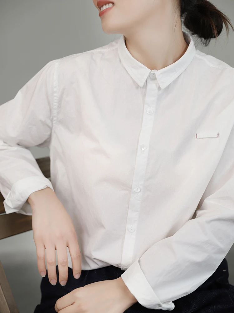 eCheng Оригинальный Новый Хлопковый Повседневный Свободный Внутренняя Одежда irt Four Seasons Подходит Осенний Простой Дизайн Белый На Пуговицах
eCheng Оригинальный Новый Хлопковый Повседневный Свободный Внутренняя Одежда irt Four Seasons Подходит Осенний Простой Дизайн Белый На Пуговицах