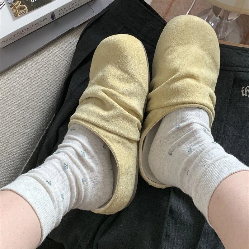 Retro Headband Half-heeled Slippers for Women, Suitable for Outerwear, New Spring-autumn 2026 Style Casual Women's Shoes,35-40
Retro Headband Half-heeled Slippers for Women, Suitable for Outerwear, New Spring-autumn 2026 Style Casual Women's Shoes,35-40