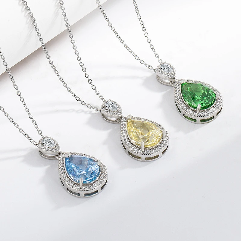 Ice Flower Drop 925 Sterling Silver Necklace for Ladies - Fashionable, Simple and Elegant Jewelry
Ice Flower Drop 925 Sterling Silver Necklace for Ladies - Fashionable, Simple and Elegant Jewelry