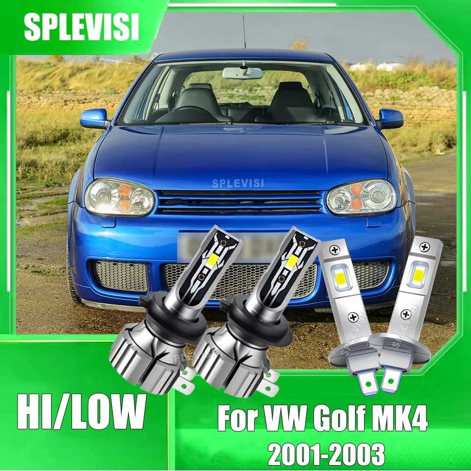 Durable Housing H1 H7 LED Headlights High Low Beam Combination set For VW Golf MK4 1997 1998 1999 2000 2001 2002 2003
Durable Housing H1 H7 LED Headlights High Low Beam Combination set For VW Golf MK4 1997 1998 1999 2000 2001 2002 2003