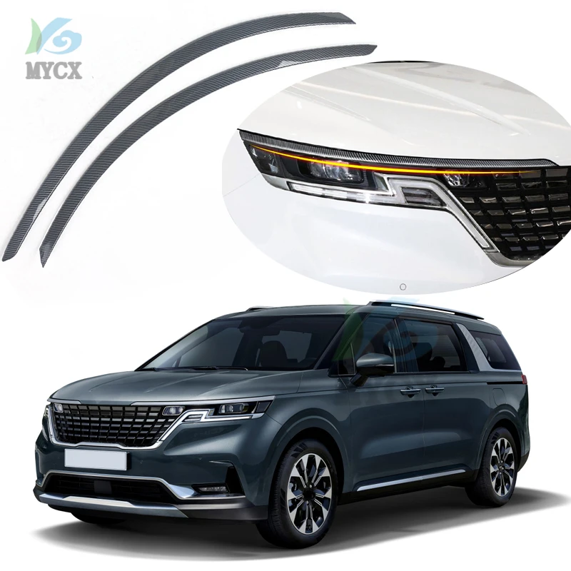 2pcs Gloss Black Eyebrows For KIA Carnival (Sedona) KA4 2021 2022 Car Headlight Eyelids Lids ABS Plastic Accessories
2pcs Gloss Black Eyebrows For KIA Carnival (Sedona) KA4 2021 2022 Car Headlight Eyelids Lids ABS Plastic Accessories