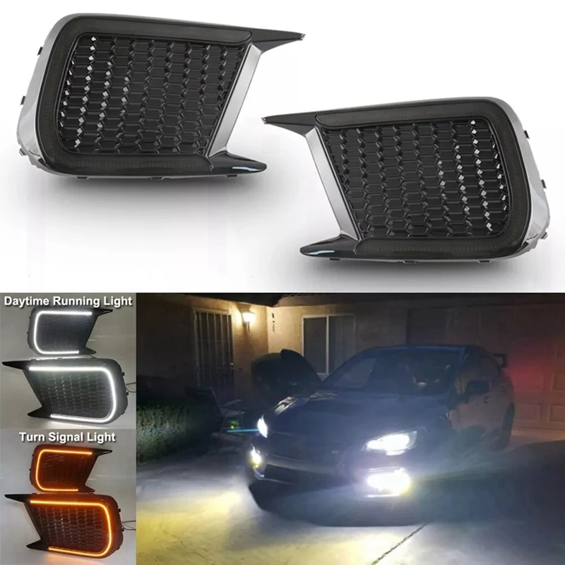 For Subaru WRX STI 2018-2021 Switchback Sequential LED DRL Fog Light Cover Kit Bezel
For Subaru WRX STI 2018-2021 Switchback Sequential LED DRL Fog Light Cover Kit Bezel