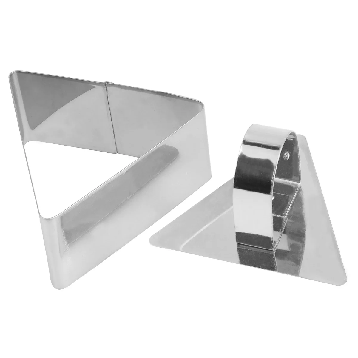 2 pcs Triangle Stainless Steel Baking Mold NonStick Mousse Cake Chocolate Pastry Fondant Cookie Mold
2 pcs Triangle Stainless Steel Baking Mold NonStick Mousse Cake Chocolate Pastry Fondant Cookie Mold
