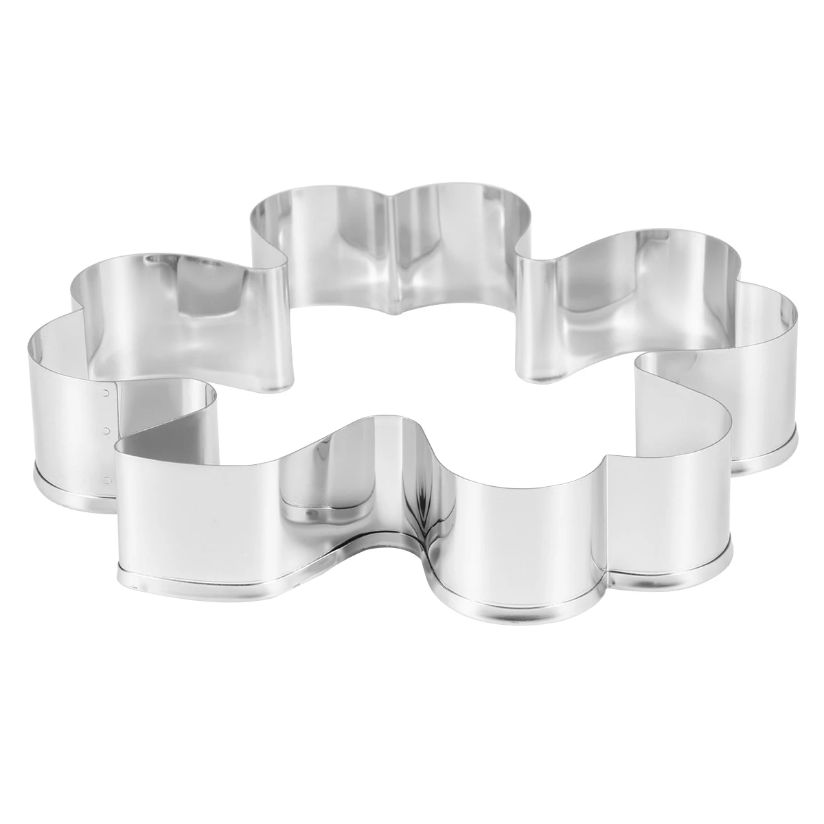 5 Pcs Four-leaf Clover Cookie Cutter Mold Stainless Steel Biscuit Molds for Baking Set
5 Pcs Four-leaf Clover Cookie Cutter Mold Stainless Steel Biscuit Molds for Baking Set