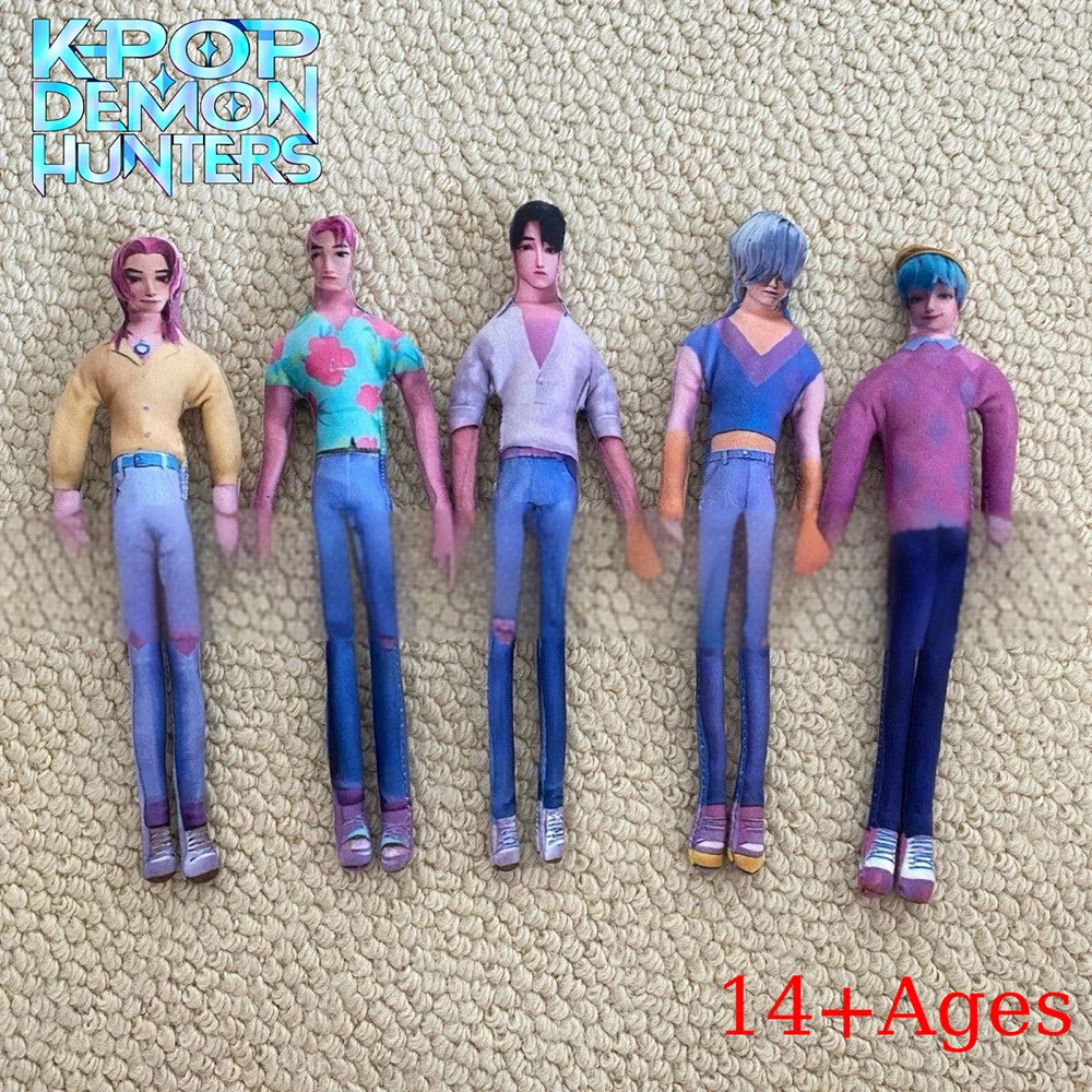 Movie Kpop Demon Hunters Saja Boys Cosplay Doll Abstract Joint Twistable Figure Plush Stuffed Cotton Dolls Room Decoration
Movie Kpop Demon Hunters Saja Boys Cosplay Doll Abstract Joint Twistable Figure Plush Stuffed Cotton Dolls Room Decoration