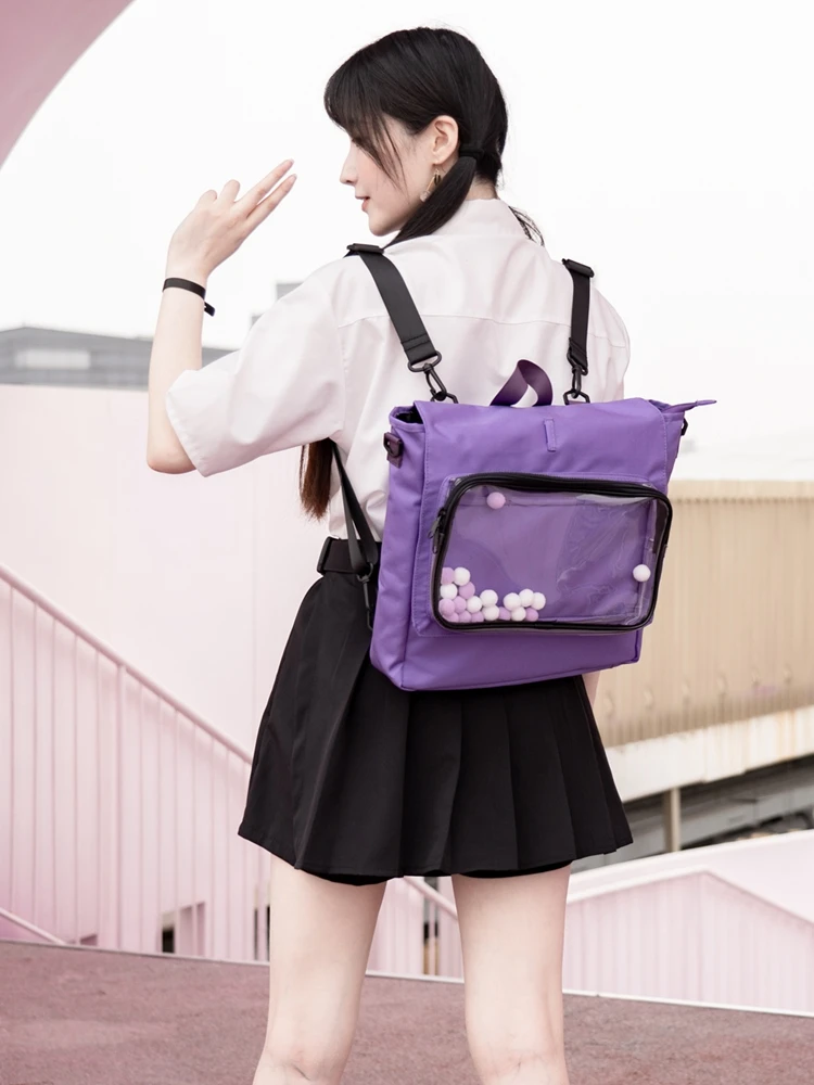 clear bag Backpack Transparent crossbody bag display DIY bag pocket Travel bag Girls large capacity school backpack for girls
clear bag Backpack Transparent crossbody bag display DIY bag pocket Travel bag Girls large capacity school backpack for girls