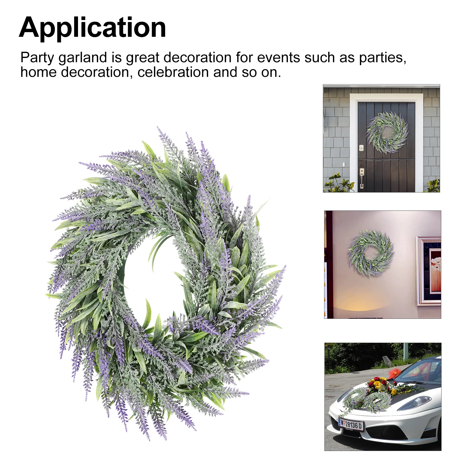 1Pcs Hanging Simulation Wreath Lavender Decorations Creative Environmentally Friendly Pendant for Wall Tree Party Event Lavender
1Pcs Hanging Simulation Wreath Lavender Decorations Creative Environmentally Friendly Pendant for Wall Tree Party Event Lavender