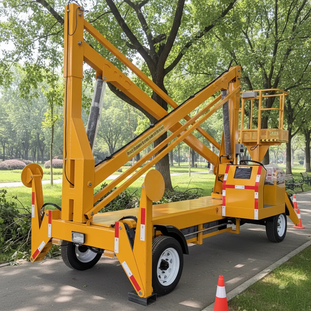 YG Customized 10m Cherry Picker Towable Boom Lift Elevated Work Platform
YG Customized 10m Cherry Picker Towable Boom Lift Elevated Work Platform