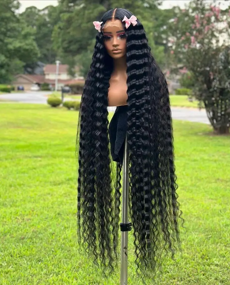 Парик из натуральных волос с глубокой волной, плотность 250, 42 дюйма, 13x6, с HD-кружевной передней частью, кудрявый, с эффектом водной волны, 13x4, для чернокожих женщин
Парик из натуральных волос с глубокой волной, плотность 250, 42 дюйма, 13x6, с HD-кружевной передней частью, кудрявый, с эффектом водной волны, 13x4, для чернокожих женщин