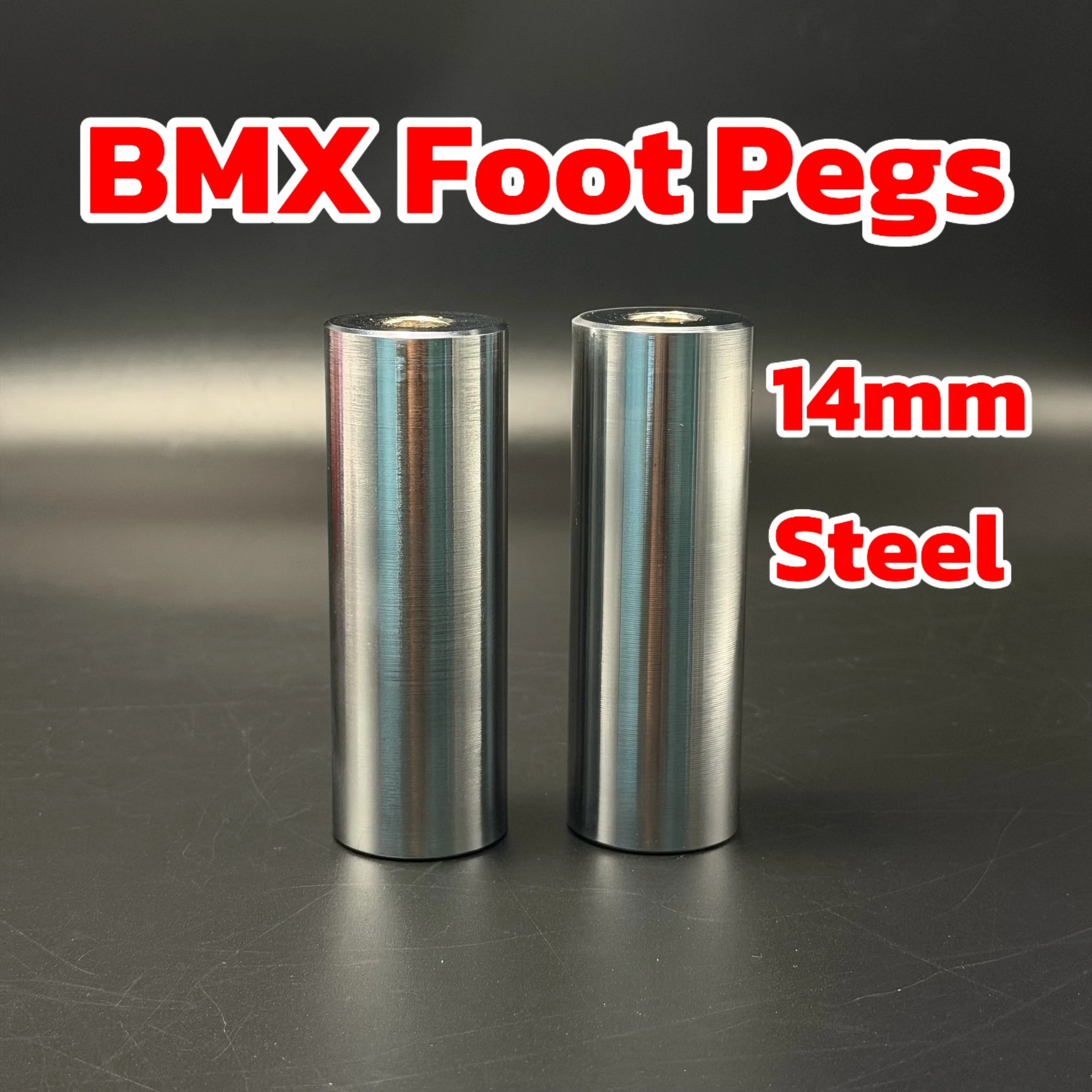 VOLE Bike Foot Pegs Steel Footrests 14mm 105mm*37mm Universal BMX Freestyle Rear pegs Compatible with Both Front and Rear Wheels
VOLE Bike Foot Pegs Steel Footrests 14mm 105mm*37mm Universal BMX Freestyle Rear pegs Compatible with Both Front and Rear Wheels