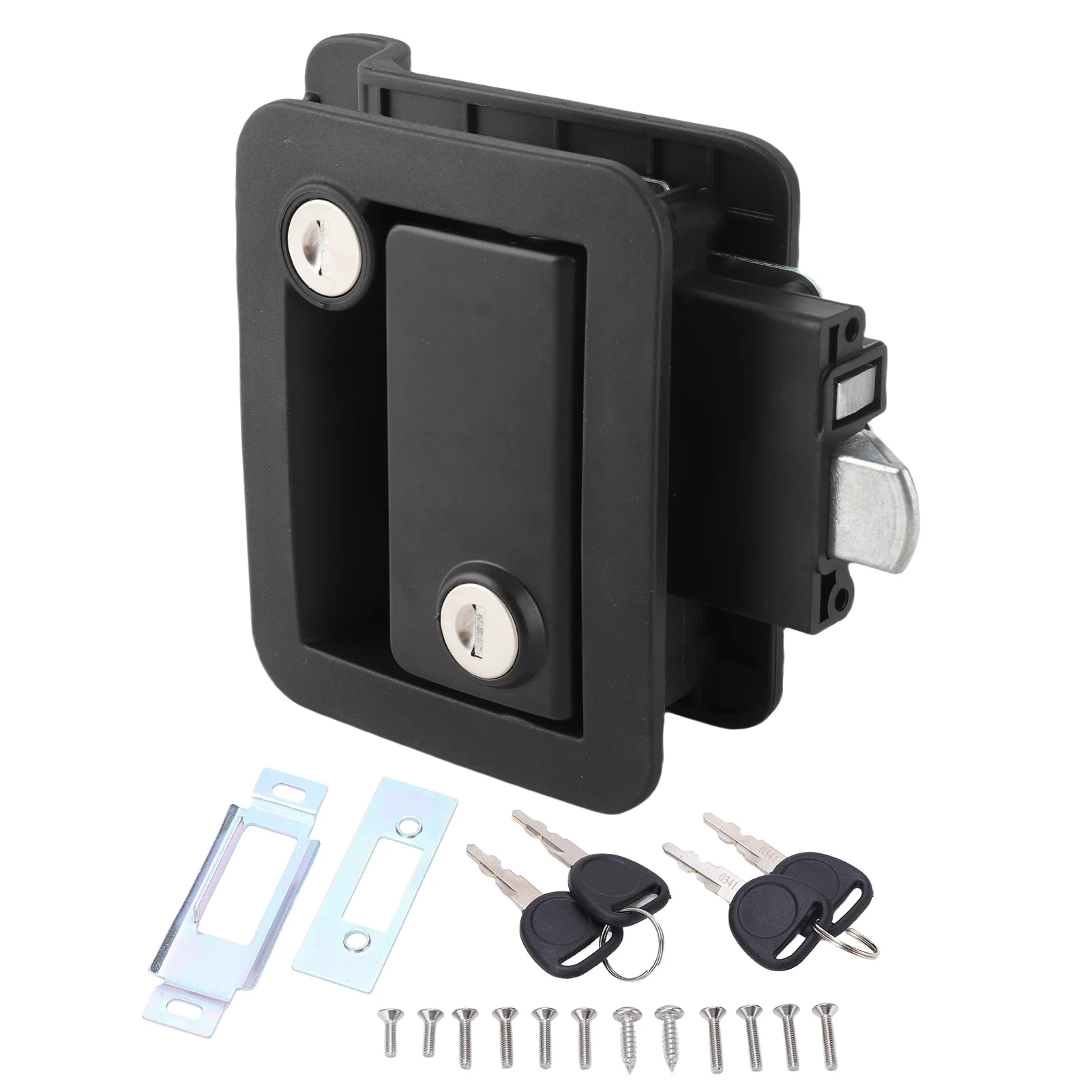 Auto Parts Trailer Door Latch Inside Outside Double Open Zinc Alloy Galvanized for Large Vehicles RV Door Lock Trailer Door Lock
Auto Parts Trailer Door Latch Inside Outside Double Open Zinc Alloy Galvanized for Large Vehicles RV Door Lock Trailer Door Lock