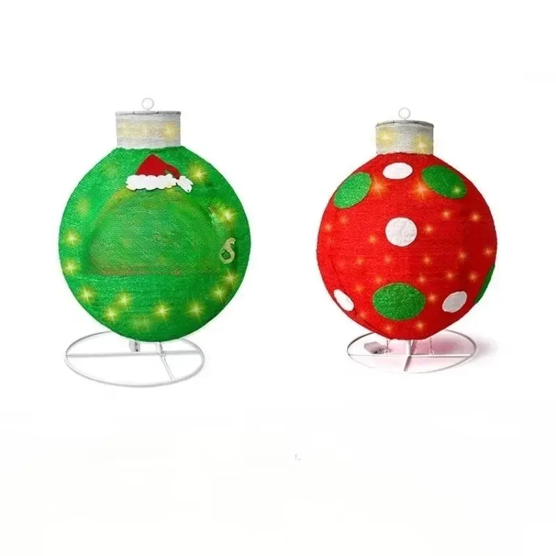 Colorful Christmas Lantern Iron Frame Foldable LED Ball Light Collapsible Holiday Decoration Outdoor Yard Mall Ornaments
Colorful Christmas Lantern Iron Frame Foldable LED Ball Light Collapsible Holiday Decoration Outdoor Yard Mall Ornaments