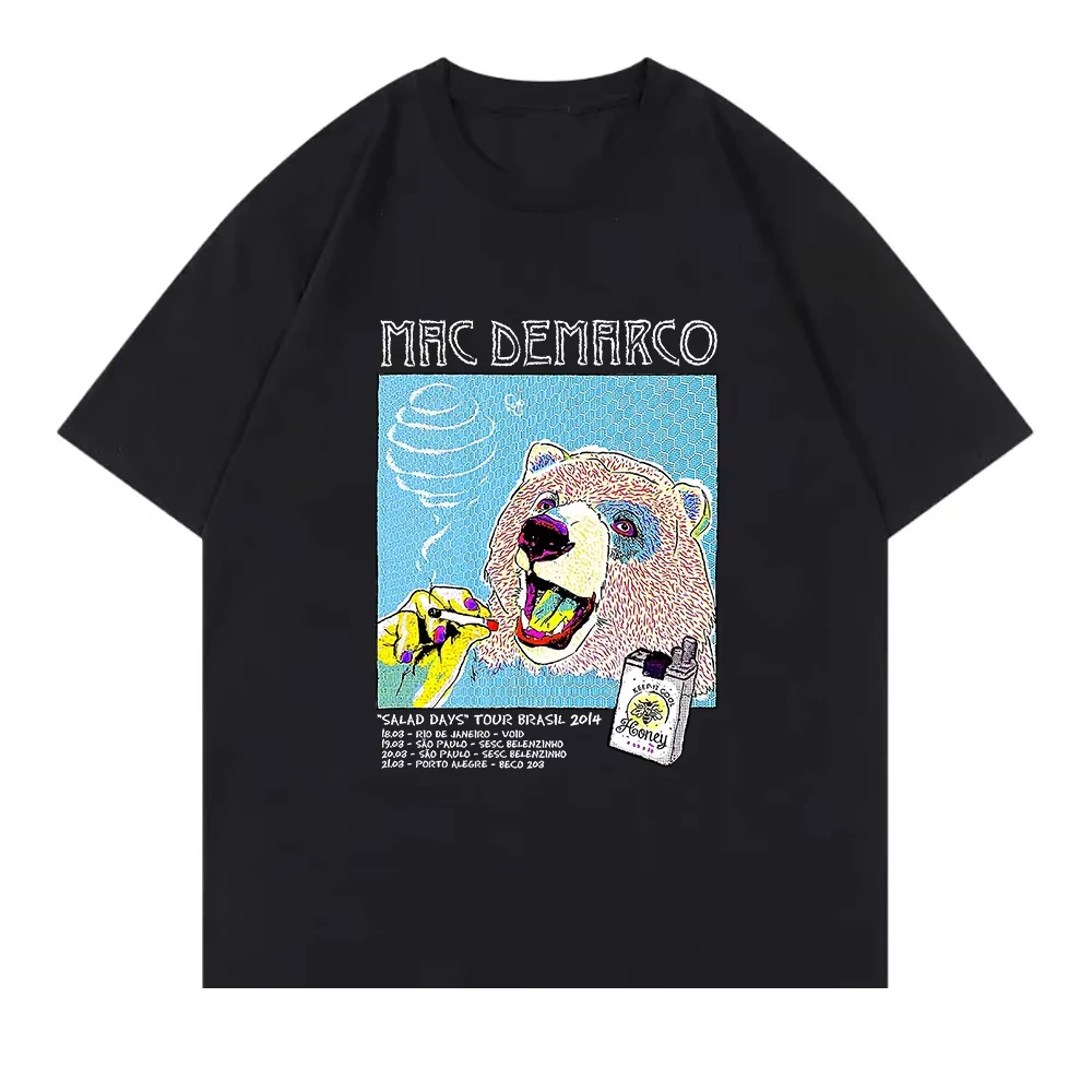 Футболка Mac DeMarco 2025, забавная одежда для мужчин и женщин в стиле Харадзюку, одежда высокого качества в стиле ретро, хлопковая одежда на день, подарки, футболки
Футболка Mac DeMarco 2025, забавная одежда для мужчин и женщин в стиле Харадзюку, одежда высокого качества в стиле ретро, хлопковая одежда на день, подарки, футболки