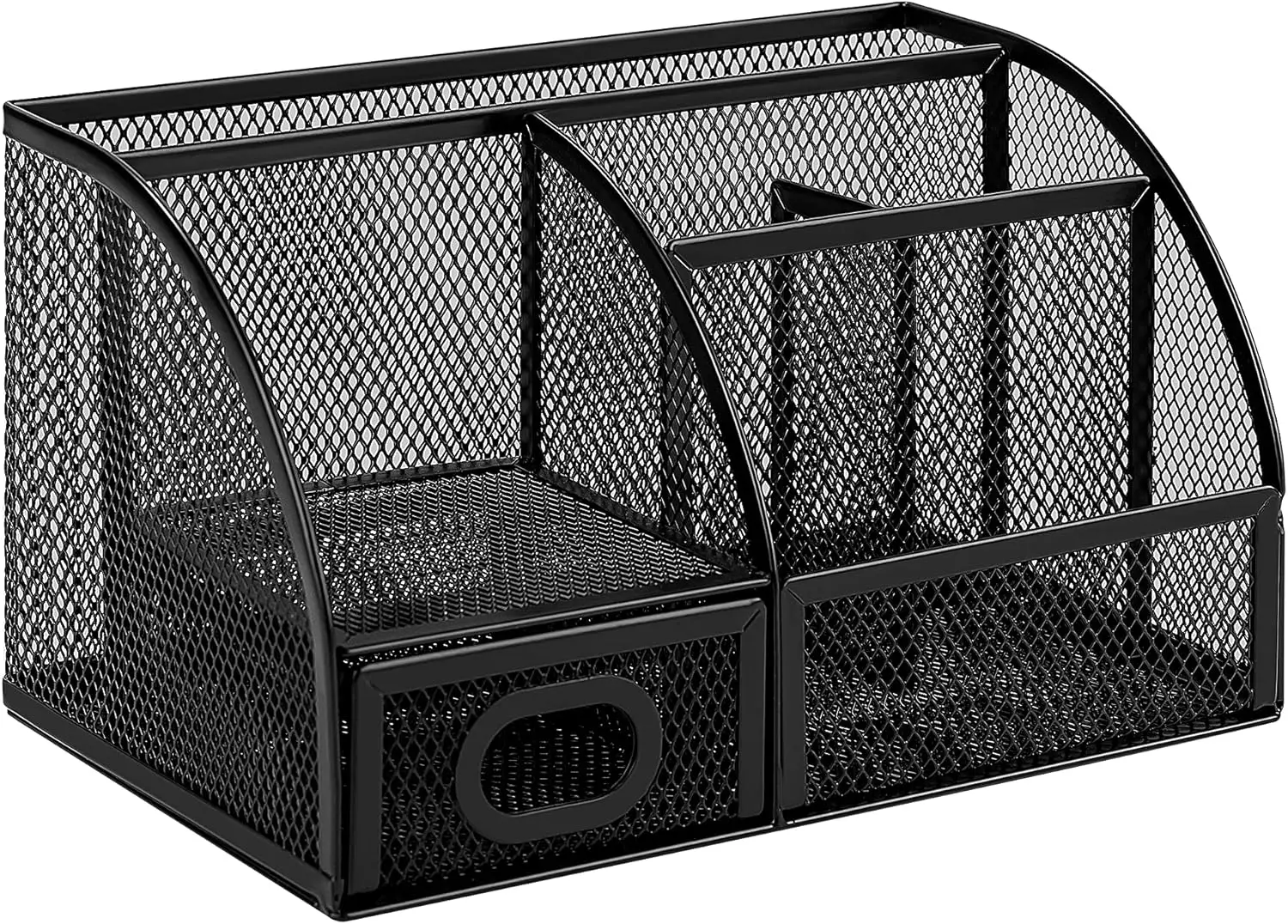 Mesh Pen Holder for Desk Organizer, Office Caddy with Durable Steel Construction, 9.1x5.9x5.5 Inches, Black
Mesh Pen Holder for Desk Organizer, Office Caddy with Durable Steel Construction, 9.1x5.9x5.5 Inches, Black