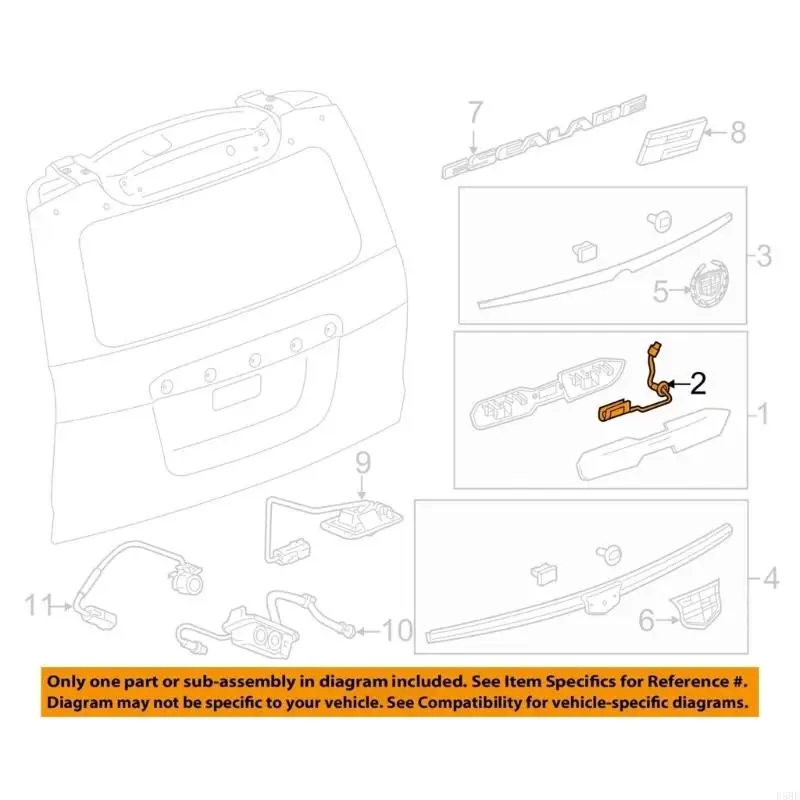 D5BE Universal Liftgate Release Switches Anti Pinch Design Strong Plastic Tailgate Controller Replaces 13597496 for Vehicles
D5BE Universal Liftgate Release Switches Anti Pinch Design Strong Plastic Tailgate Controller Replaces 13597496 for Vehicles