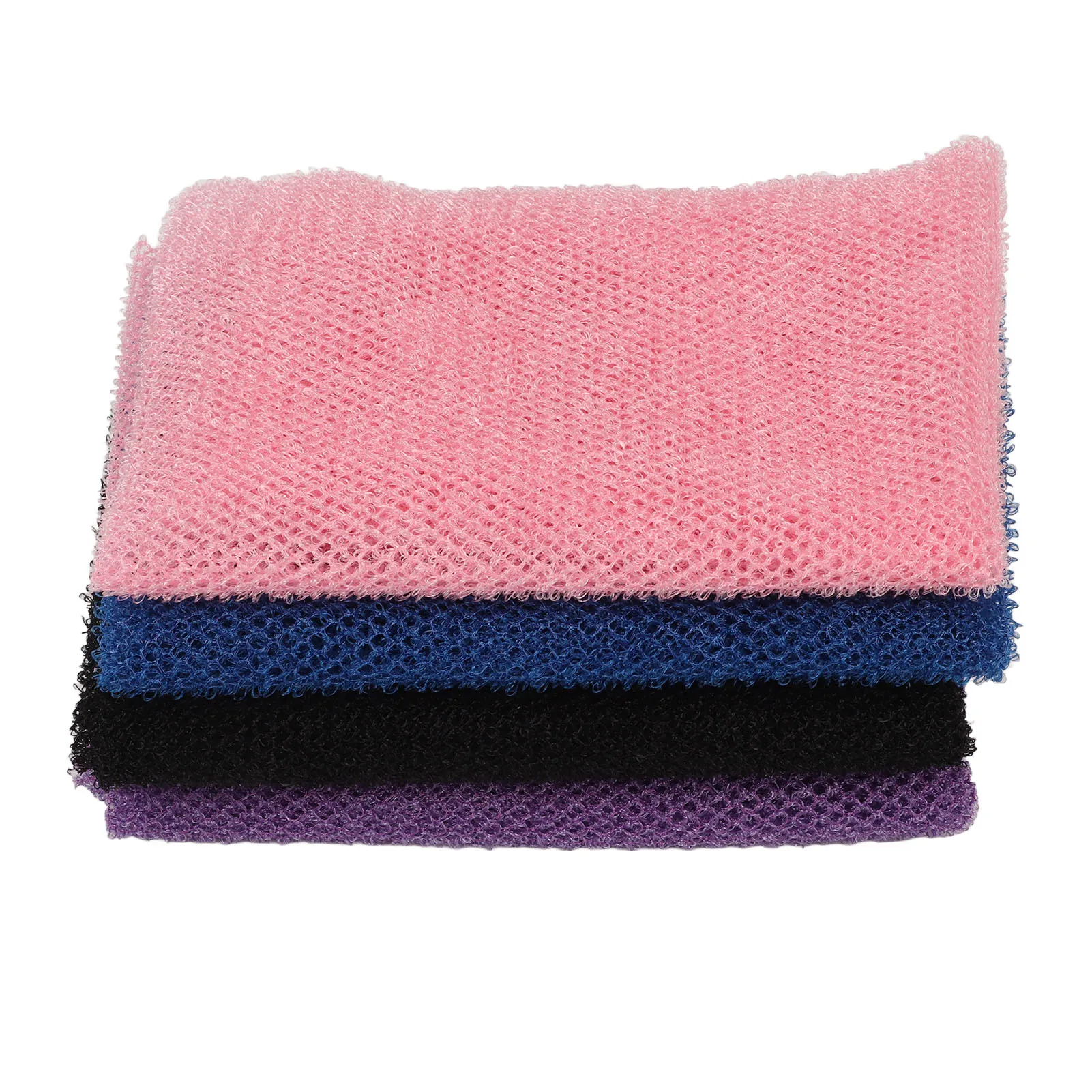 4Pcs African Exfoliating Net Nylon Bathing Sponge Net Body Scrubber for daily Use Blue Black
4Pcs African Exfoliating Net Nylon Bathing Sponge Net Body Scrubber for daily Use Blue Black