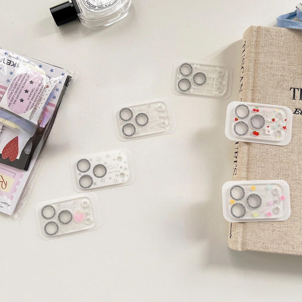 Korean style Bow Star Flower Dog Shining Rhinestone Camera Lens Protector for iPhone 17 Pro 17 ProMax Mobile Phone Lens Film
Korean style Bow Star Flower Dog Shining Rhinestone Camera Lens Protector for iPhone 17 Pro 17 ProMax Mobile Phone Lens Film
