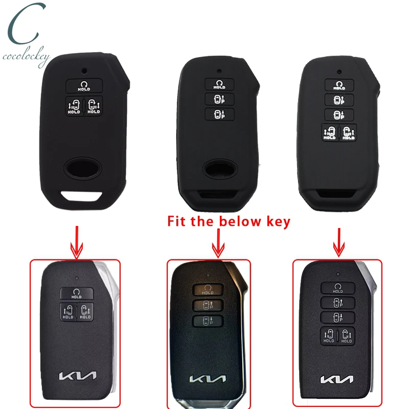 Cocolockey силиконовый чехол для ключей, подходит для Kia Sedona Carnival 2019-2023, 7 кнопок, защитный чехол для смарт-ключа, автомобильные аксессуары
Cocolockey силиконовый чехол для ключей, подходит для Kia Sedona Carnival 2019-2023, 7 кнопок, защитный чехол для смарт-ключа, автомобильные аксессуары