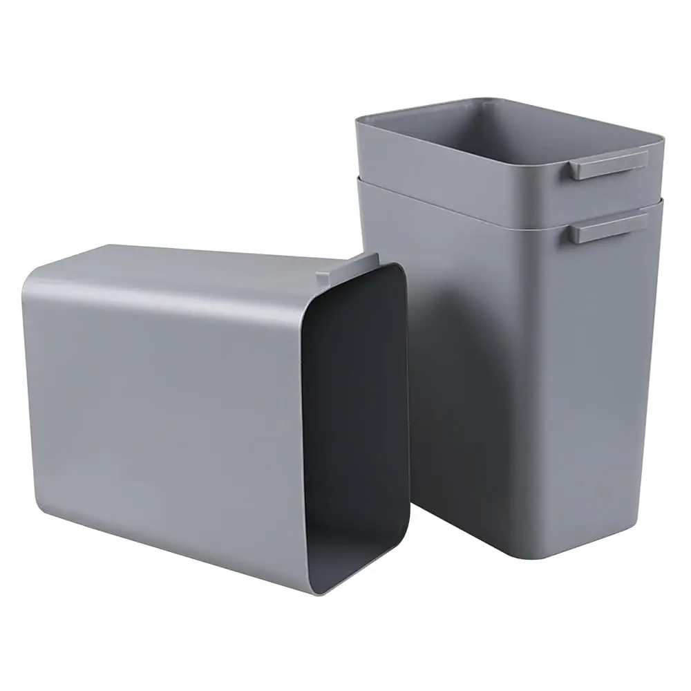 16 Liter Plastic Rec Trash Bins, 3 Pa Garbage Cans For Home, Office, Dormitory, Grey
16 Liter Plastic Rec Trash Bins, 3 Pa Garbage Cans For Home, Office, Dormitory, Grey