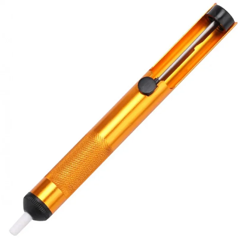 Golden Aluminum Alloy Desoldering Pump Powerful Manual Solder Remover Tin Suction Tool
Golden Aluminum Alloy Desoldering Pump Powerful Manual Solder Remover Tin Suction Tool