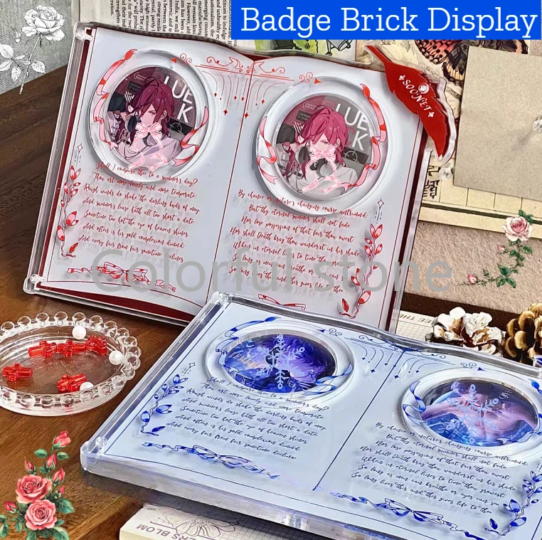 Anime Character Double Badge Brick Acrylic Storage Box Display Sonnet Decoration Design Apply To 58 or 75mm Diameter No Badge
Anime Character Double Badge Brick Acrylic Storage Box Display Sonnet Decoration Design Apply To 58 or 75mm Diameter No Badge