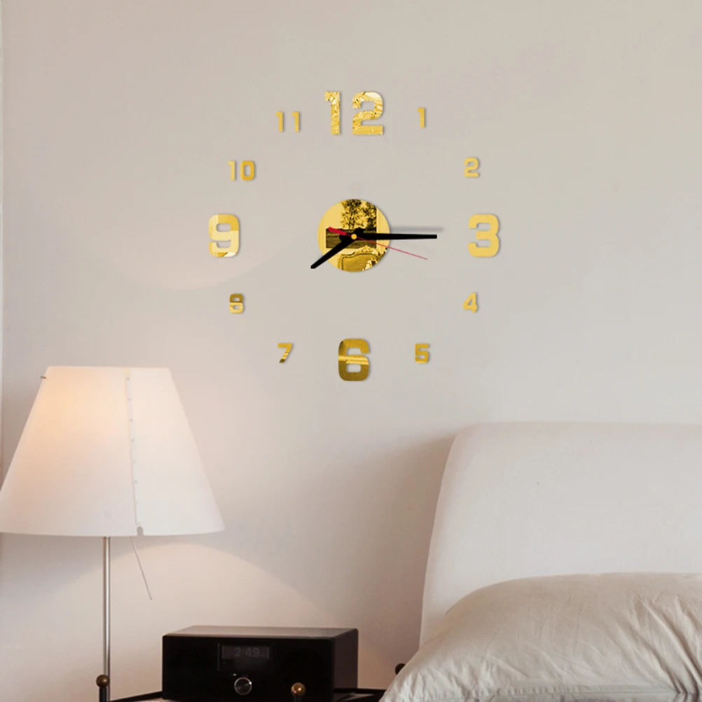 Frameless Acrylic Wall Clock Modern Silent Decorative Office Home Living Room Bathroom Wall Clock 3D Sticker Decor With Adhesive
Frameless Acrylic Wall Clock Modern Silent Decorative Office Home Living Room Bathroom Wall Clock 3D Sticker Decor With Adhesive
