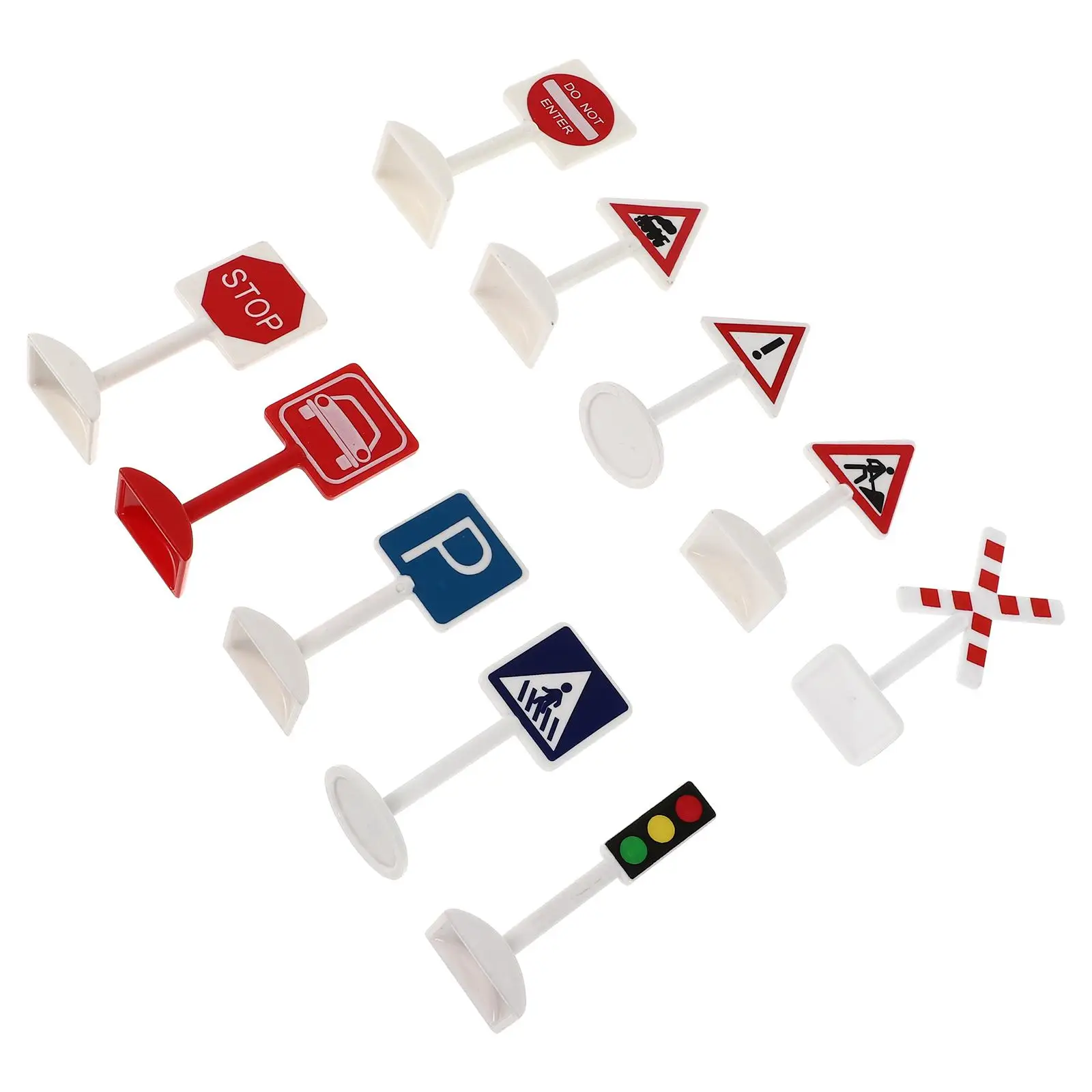 10 Pcs Traffic Sign naments Miniature Plastic Signs Kids Educational Toys Pretend Play Development Cognitive Skills
10 Pcs Traffic Sign naments Miniature Plastic Signs Kids Educational Toys Pretend Play Development Cognitive Skills