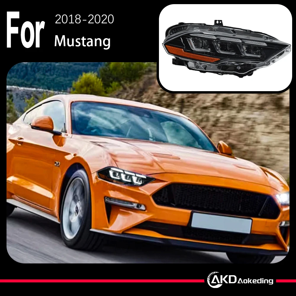 AKD Car Model Ford Mustang Headlight 2018-2020 Mustang DRL Design Hid Dynamic Xenon LED Beam Accessories
AKD Car Model Ford Mustang Headlight 2018-2020 Mustang DRL Design Hid Dynamic Xenon LED Beam Accessories