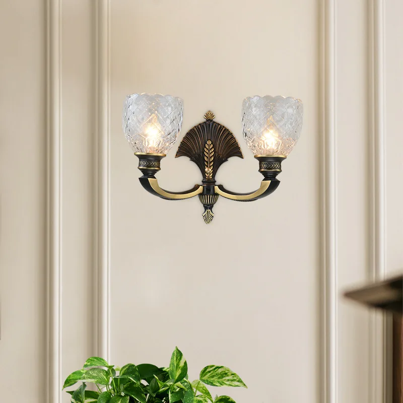 American Retro Classic All Copper Glass Wall Lamp Light Luxury Creative Study Bedroom Living Room Wall Lamp
American Retro Classic All Copper Glass Wall Lamp Light Luxury Creative Study Bedroom Living Room Wall Lamp