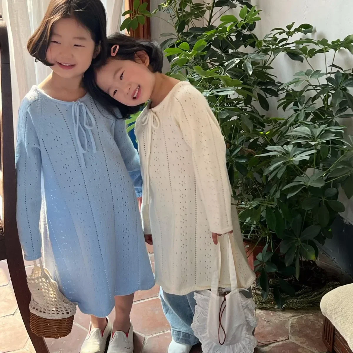 8729 Children Clothes 2024 Spring New Crocheted Round Neck Girl's Dress Wool Solid Color Knitted Dress
8729 Children Clothes 2024 Spring New Crocheted Round Neck Girl's Dress Wool Solid Color Knitted Dress