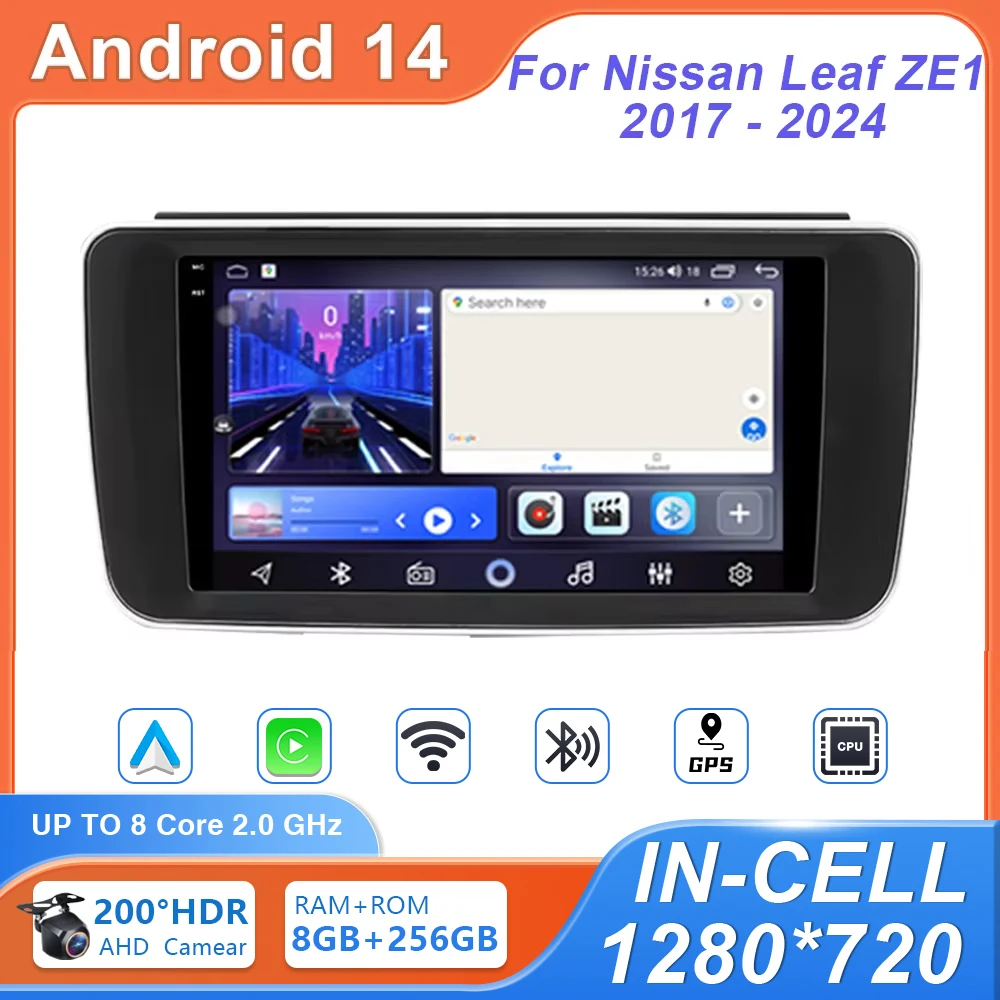 Car Radio Carplay For Nissan Leaf ZE1 2017 - 2024 Navigation GPS Android Auto Multimedia Player Stereo Screen No 2din BT WiFi 4G
Car Radio Carplay For Nissan Leaf ZE1 2017 - 2024 Navigation GPS Android Auto Multimedia Player Stereo Screen No 2din BT WiFi 4G