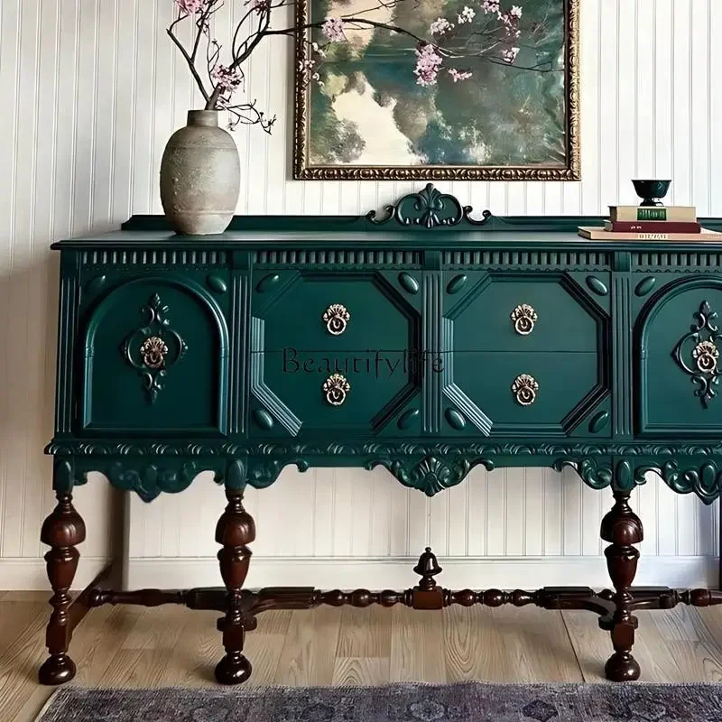 yj15 French Style Solid Wood Carved Sideboard European New Classical Luxury Black American Retro Style Entryway Cabinet
yj15 French Style Solid Wood Carved Sideboard European New Classical Luxury Black American Retro Style Entryway Cabinet