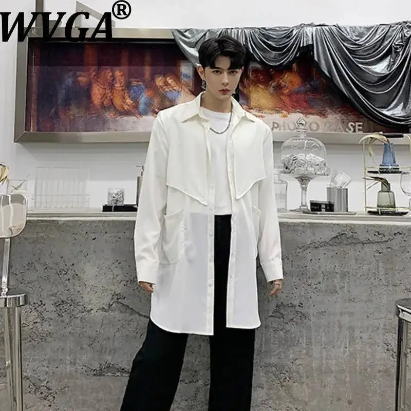 WVGA Spring Autumn New Men Two-piece Detachable Personalized Vest Swallowtail Design Long Shirt Niche Chic Casual Top Ins W23779
WVGA Spring Autumn New Men Two-piece Detachable Personalized Vest Swallowtail Design Long Shirt Niche Chic Casual Top Ins W23779