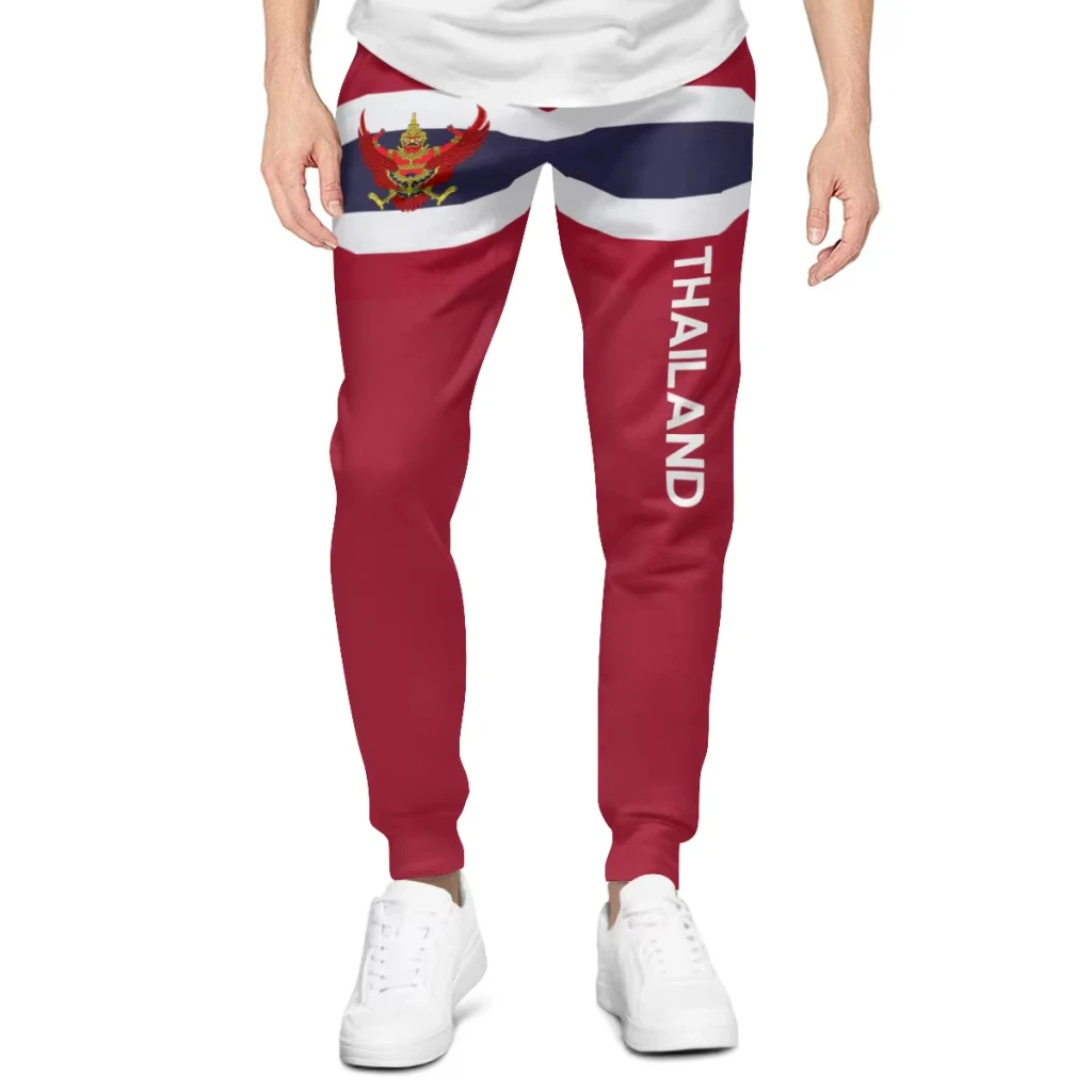 Thailand Flag Drawstring Sweatpants Vertical THAILAND Side Print Unisex Street Sport Casual Training Cuffed Joggers
Thailand Flag Drawstring Sweatpants Vertical THAILAND Side Print Unisex Street Sport Casual Training Cuffed Joggers