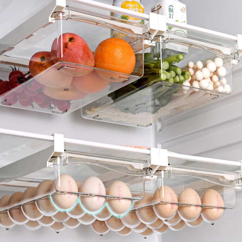 1-2 PCS Refrigerator Storage Box Kitchen Food-grade Frozen Preservation Drawer Egg Partition Hanging Organizing And Storage Rack
1-2 PCS Refrigerator Storage Box Kitchen Food-grade Frozen Preservation Drawer Egg Partition Hanging Organizing And Storage Rack