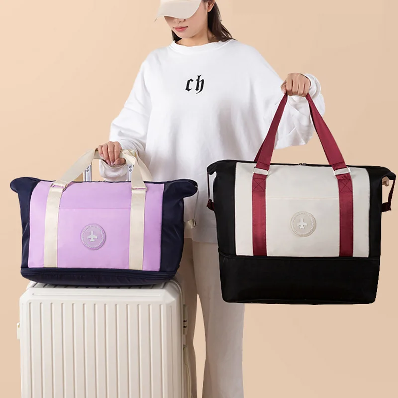 Men Carry On Travel Duffle Bag Nylon Waterproof Sports Gym Tote Bags for Women Large Capacity Storage Luggage Handbag
Men Carry On Travel Duffle Bag Nylon Waterproof Sports Gym Tote Bags for Women Large Capacity Storage Luggage Handbag